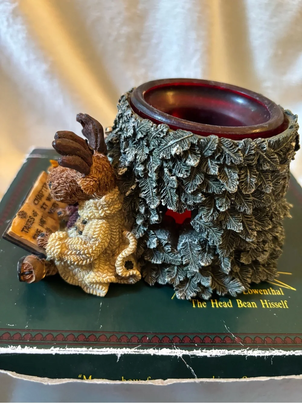 Boyd’s Bears and friends resin votive candle holder
